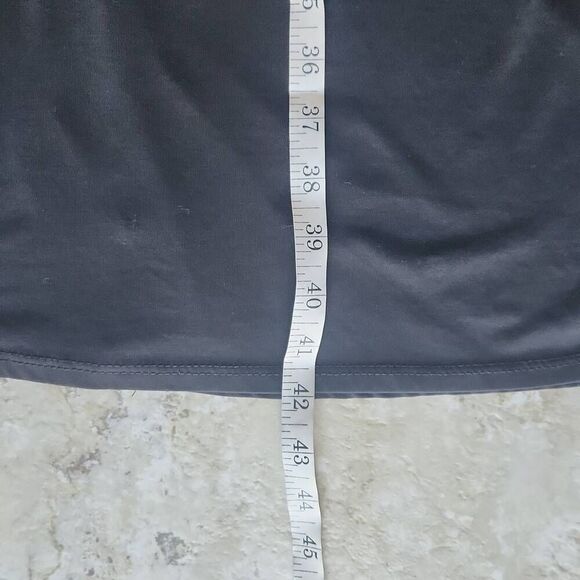 Comfortable v neck wrinkle free midi dress with pockets, plus - Picture 6 of 7